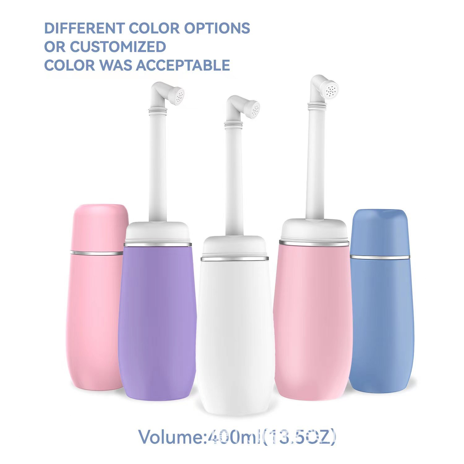 Portable Bottle Warmer - โถชําระล้างแบบพกพาสําหรับขวด Peri ส่วนตัวแบบใช้มือถือที่เป็นมิตรการเดินทาง 400 มล. การออกแบบป้องกันการรั่วซึมที่สะดวกทําความสะอาดส่วนบุคคล
