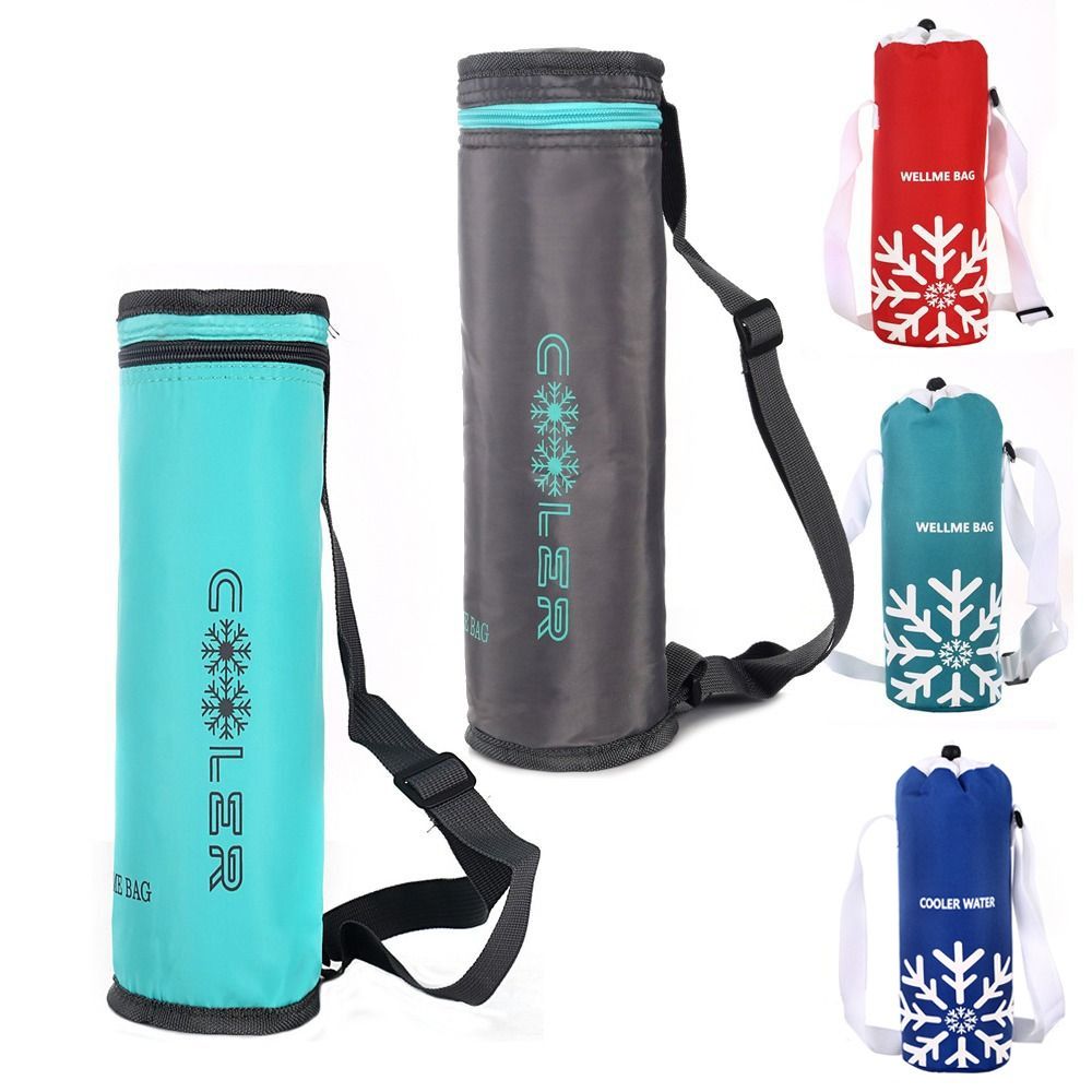Portable Bottle Warmer - กระเป๋าหุ้มขวดน้ำแบบพกพา ทำจากผ้าอ็อกซ์ฟอร์ด พร้อมสายสะพาย กันน้ำ สำหรับเก็บความร้อน ขวดน้ำอุ่นสำหรับกีฬากลางแจ้ง