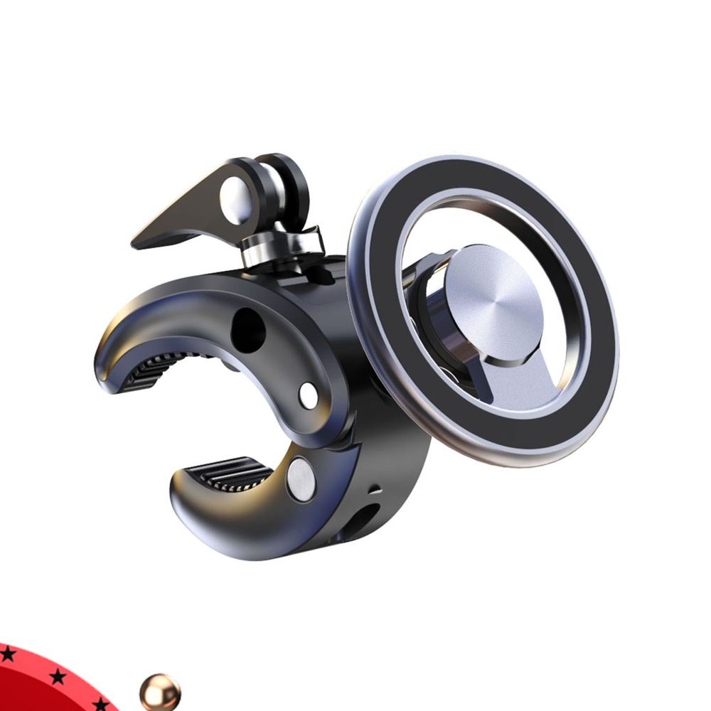Stroller Accessories - ที่ยึดโทรศัพท์แบบแม่เหล็กพร้อม 360 องศา ° แผ่นรองกันลื่นแบบหมุนได้สำหรับลู่วิ่งไฟฟ้า รถกอล์ฟ