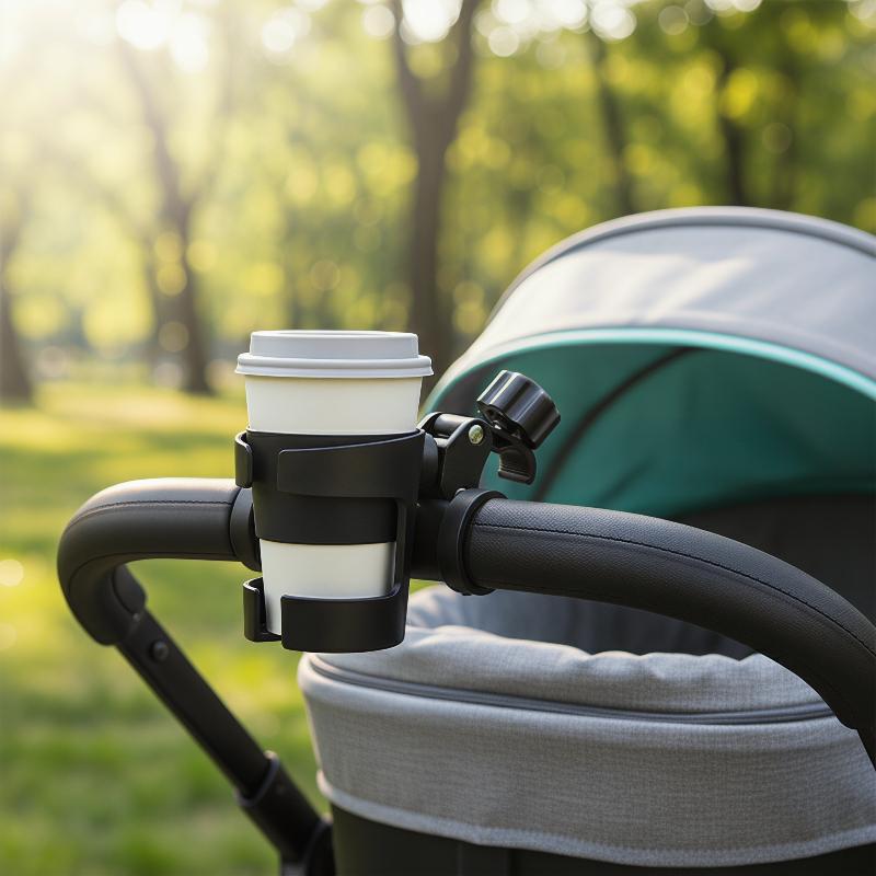 Stroller Accessories - ที่วางแก้วรถเข็นเด็กอเนกประสงค์ ที่วางขวดน้ำแบบปรับได้ สำหรับรถเข็นเด็ก จักรยาน และรถเข็นคนพิการ ที่วางแก้วสำหรับยานพาหนะไฟฟ้า