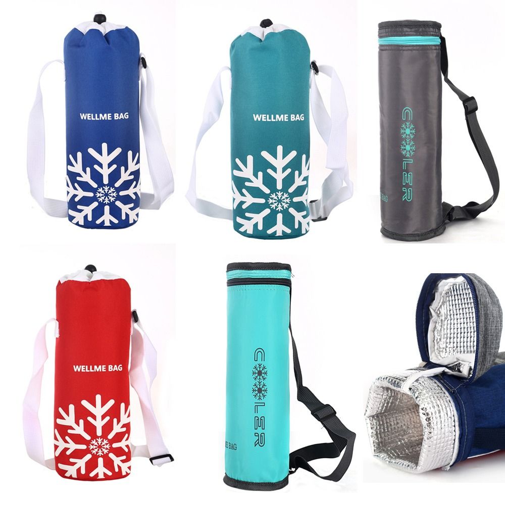Portable Bottle Warmer - ผ้า Oxford แบบพกพาขวดน้ําฉนวนกันน้ํากีฬากลางแจ้งถ้วยความร้อนพร้อมสายคล้องอุ่นกระเป๋าเดินทาง