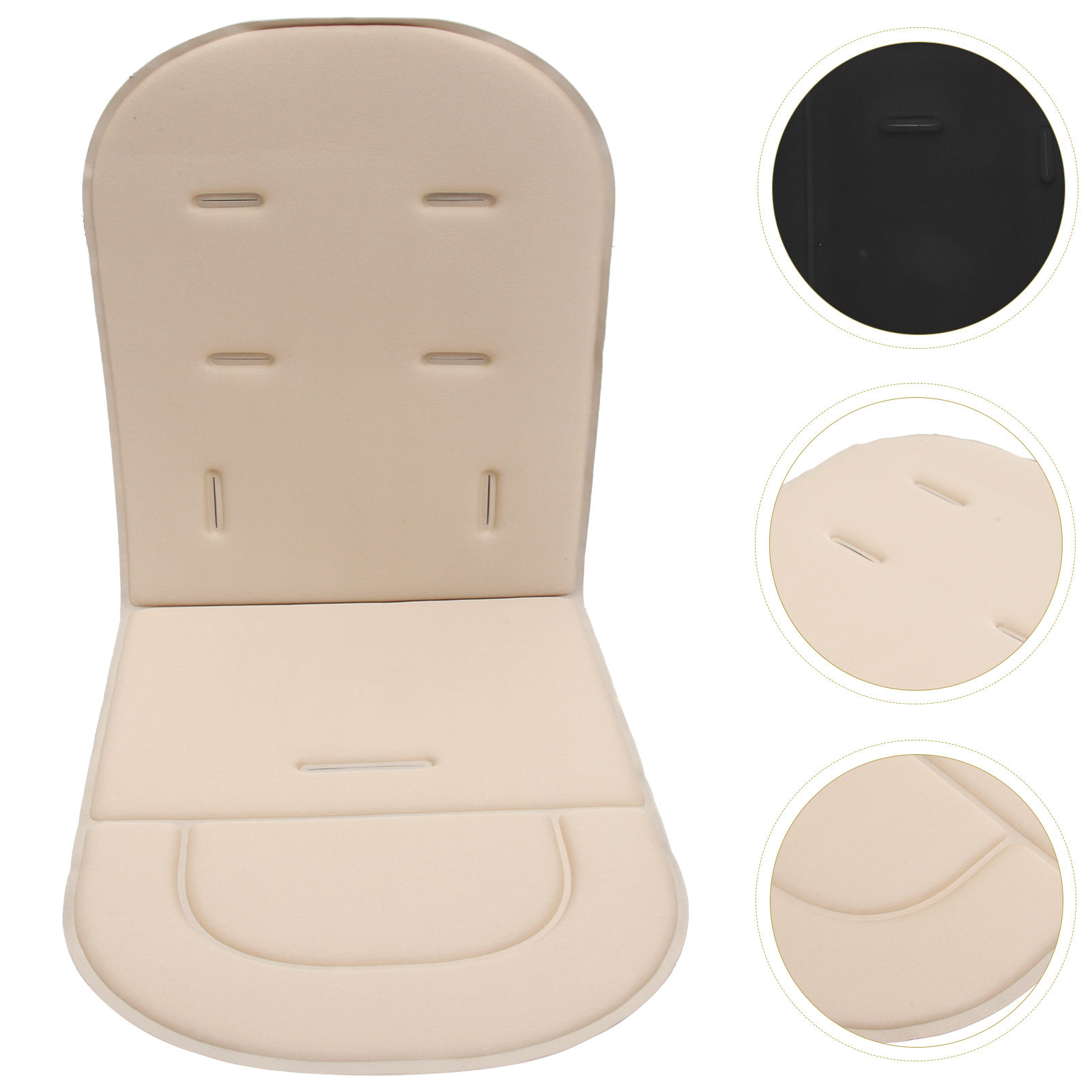 Stroller Accessories - เบาะรองนั่งรถเข็นเด็ก ผ้าฝ้ายระบายอากาศได้ แผ่นรองนั่งเด็กอ่อน นุ่ม ซักได้ ใช้ได้กับรถเข็นเด็กทั่วไป