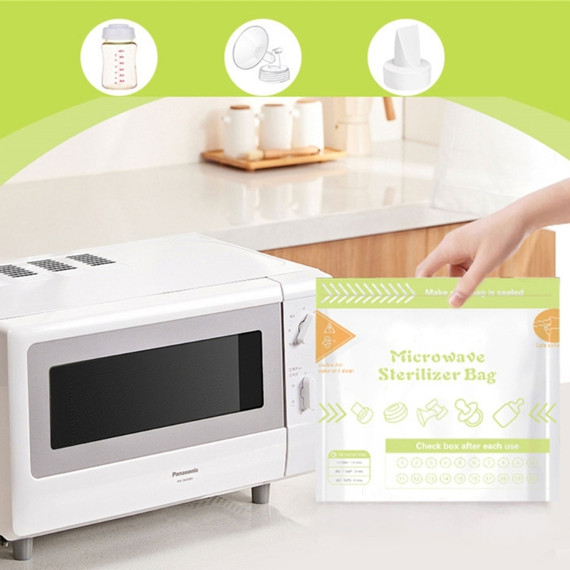ถุงนึ่งฆ่าเชื้อด้วยไอน้ำในไมโค - Baby Bottle Sterilizer บทวิจารณ์และราคา