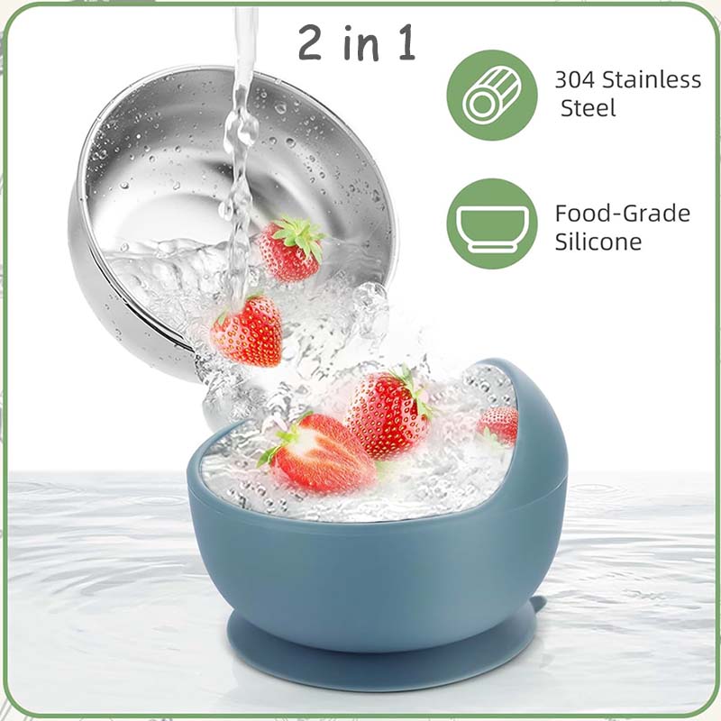 3 ชิ้นชุดชามให้อาหารเด็กช้อนชา - Baby Products Useful บทวิจารณ์และราคา