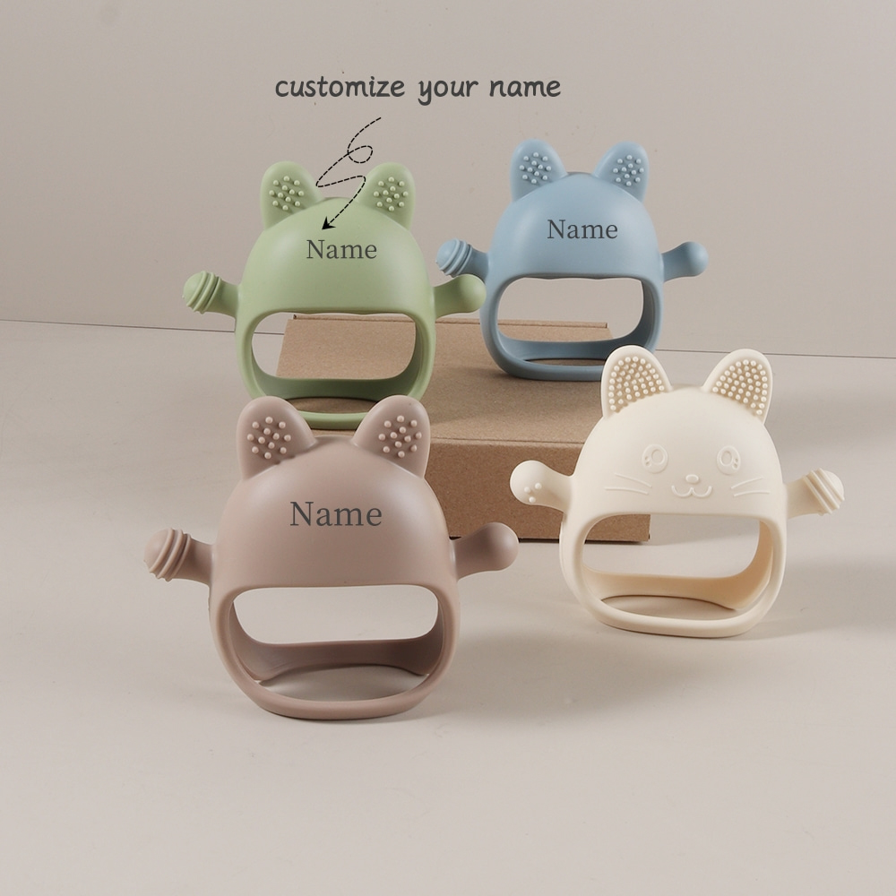 ที่กัดยางสำหรับเด็กแบบสั่งทำได - Teething Mitten Baby บทวิจารณ์และราคา