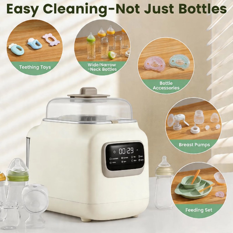 เครื่องล้างขวดนมอัตโนมัติระบบส - Baby Bottle Sterilizer บทวิจารณ์และราคา