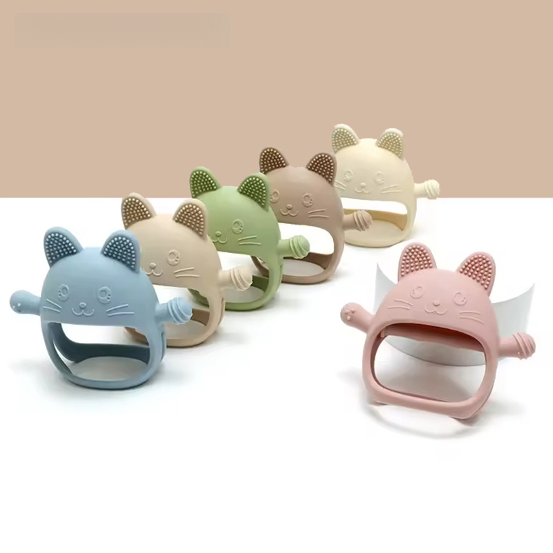 ถุงมือยางกัดซิลิโคนสำหรับเด็ก  - Teething Mitten Baby บทวิจารณ์และราคา