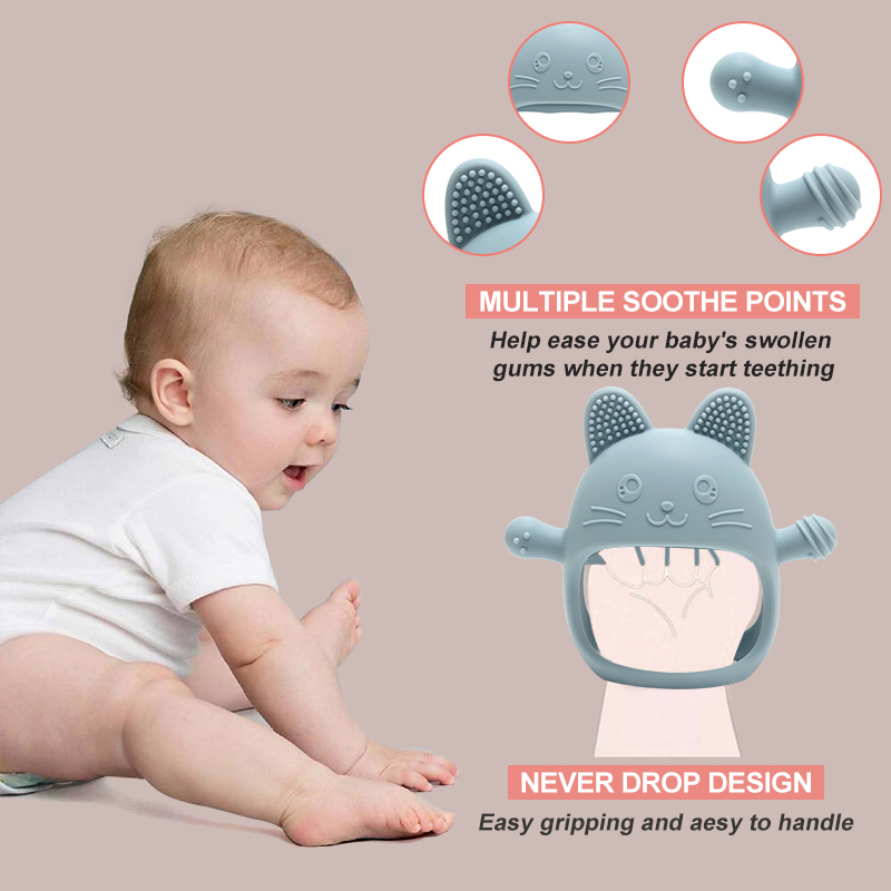 ถุงมือเด็กการงอกของฟัน - ของเล - Teething Mitten Baby บทวิจารณ์และราคา