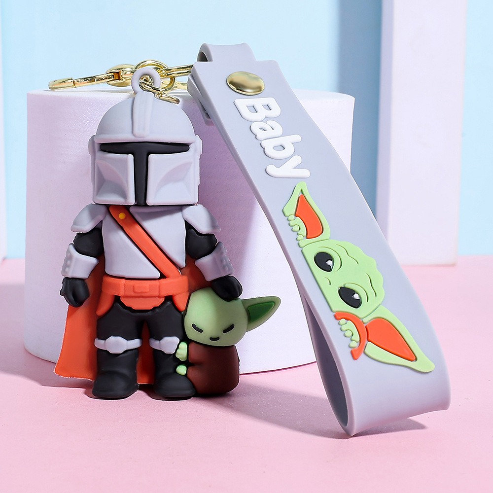 พวงกุญแจซิลิโคน 3D หลายแบบ ลาย - Baby Yoda Products บทวิจารณ์และราคา