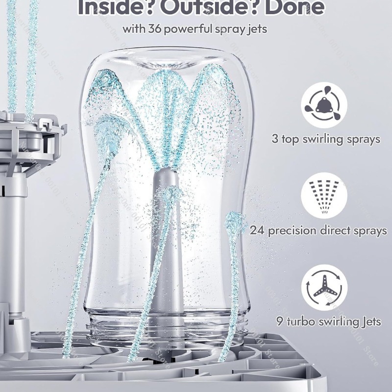 เครื่องล้างขวดนม 4 in 1 พร้อมฟ - Baby Bottle Sterilizer บทวิจารณ์และราคา