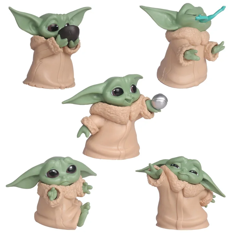แบนได 5 ชิ้นสตาร์วอร์สของเล่นม - Baby Yoda Products บทวิจารณ์และราคา