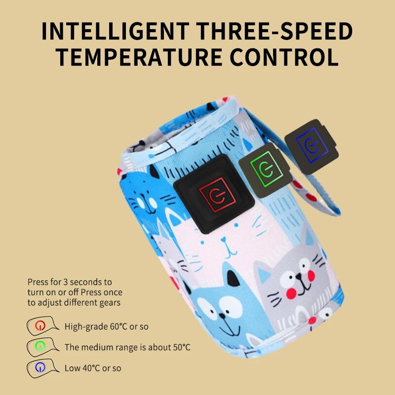 1ชิ้นนมร้อน USB อุณหภูมิคงที่ใ - Portable Bottle Warmer บทวิจารณ์และราคา