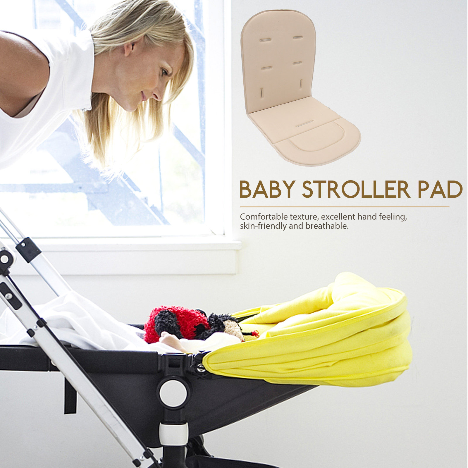 เบาะรองนั่งรถเข็นเด็ก ผ้าฝ้ายร - Stroller Accessories บทวิจารณ์และราคา